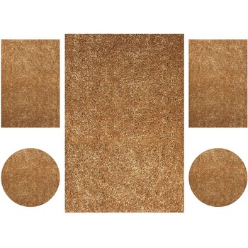 Set 5 Covoare Fantasy12500-12, Maro Deschis, 2 buc 80x150 cm, 1 buc 200x300 cm, 2 buc rotunde 67x67 cm Maro deschis 67 x 67 Set 5 Covoare Fantasy12500-12, Maro Deschis, 2 buc 80x150 cm, 1 buc 200x300 cm, 2 buc rotunde 67x67 cm Maro deschis 67 x 67