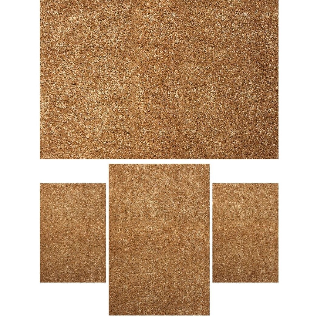 Set 4, Covoare Fantasy 12500-12, Maro Deschis, 2 buc 60x110 cm, 1 buc 120x170 cm, 1 buc 200x300 cm Maro deschis 120 x 170