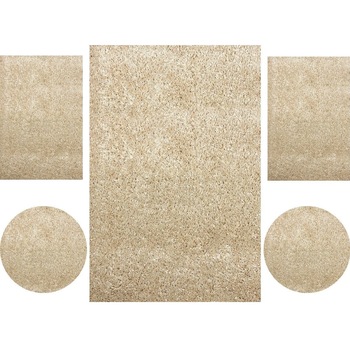 Set 5 Covoare Fantasy 12500-80, Bej, 2 buc 80x150 cm, 1 buc 200x300 cm, 2 buc rotunde 67x67 cm Bej 80 x 150 Set 5 Covoare Fantasy 12500-80, Bej, 2 buc 80x150 cm, 1 buc 200x300 cm, 2 buc rotunde 67x67 cm Bej 80 x 150