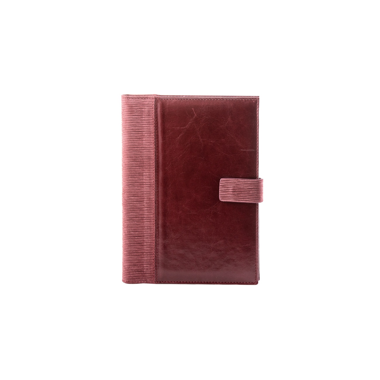 Agenda datata Vezuvio 2020, Unika, personalizata, piele naturala, 344 file, Bordo