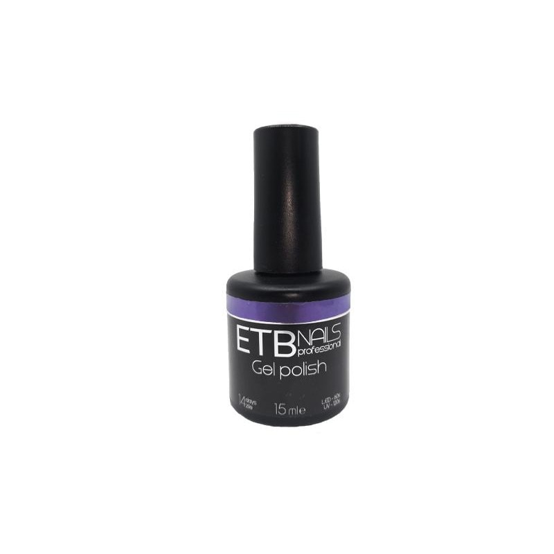 Gel de unghii permanent ETB Nails Gel Polish Purple Rain 15ml