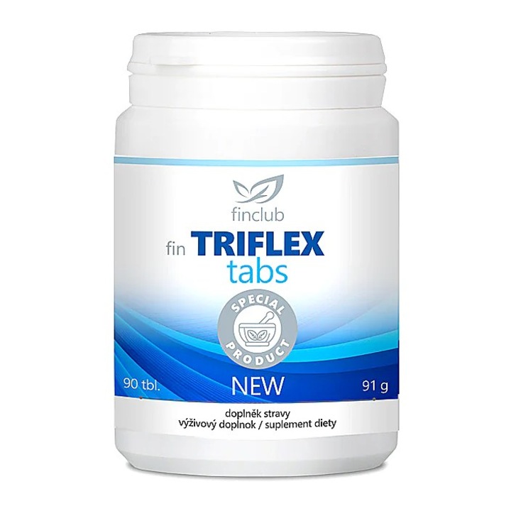 Supliment alimentar fin Triflextabs NEW, 90 tablete, Finclub
