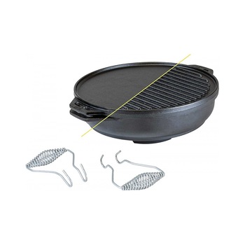Ceaun din fonta multifunctional Lodge Cook-It-All 35,5 cm 6,5 litri L-14CIA Ceaun din fonta multifunctional Lodge Cook-It-All 35,5 cm 6,5 litri L-14CIA
