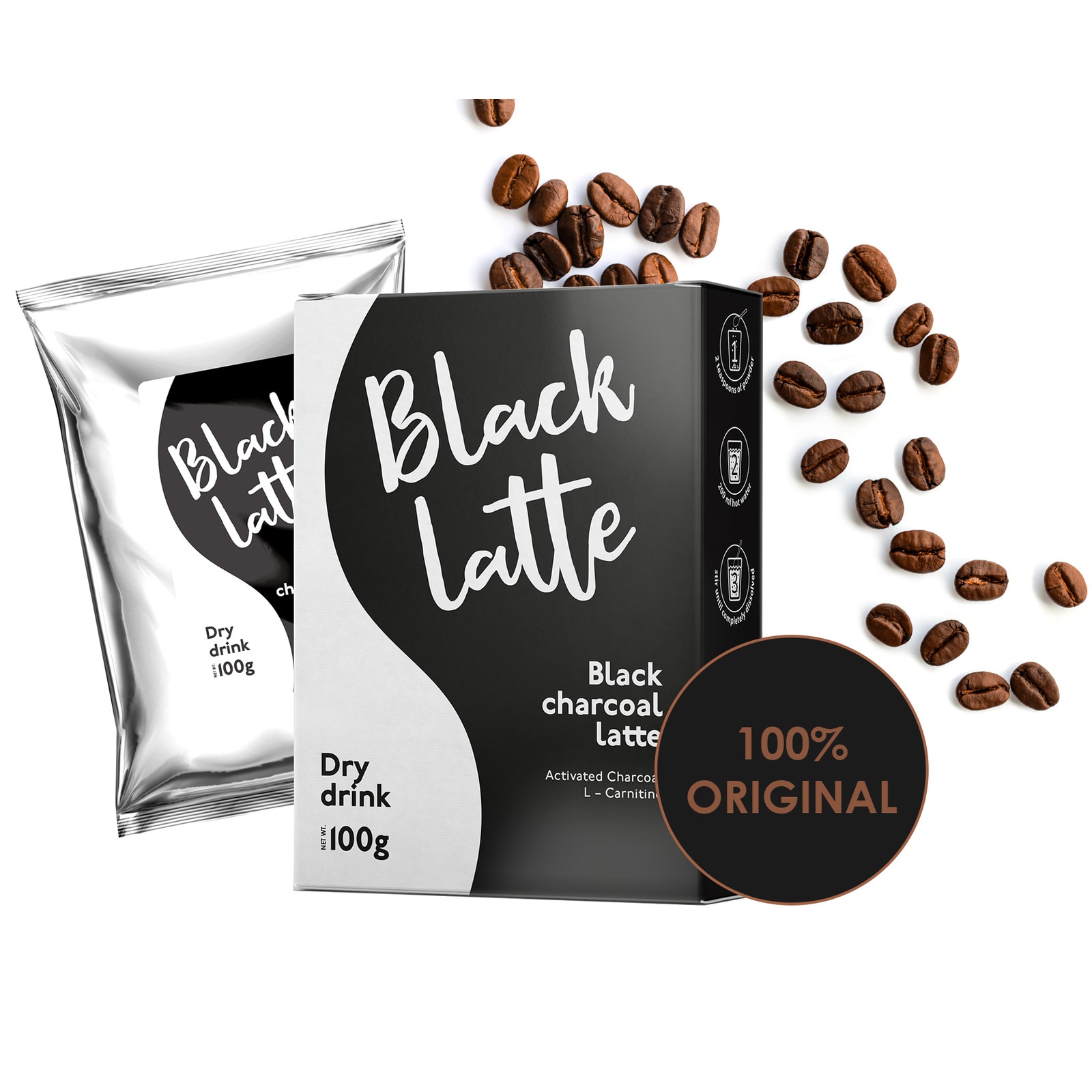 ▷ Cu Black Latte poti slabi pana la 4kg pe saptamana. Natural si delicios!