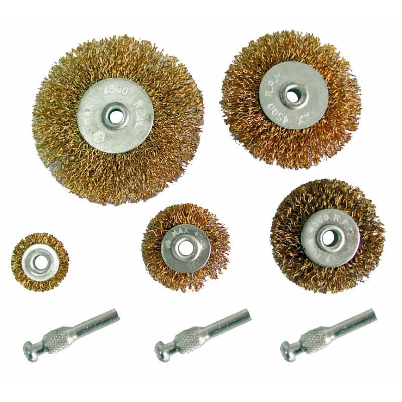 Perii circulare, Vorel, 06990, Ø25, 38, 52, 62, 76mm, 5buc/set