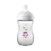 biberon din polipropilena cu tetina din silicon 260 ml 1 luni philips avent natural scf07022 transparent imagen 34_0_
0