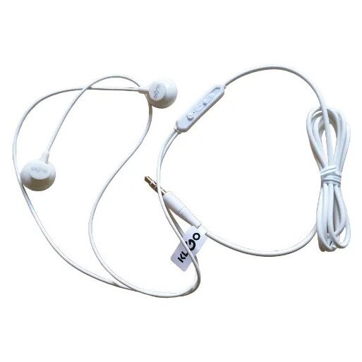 Casti Intraauriculare KLGO KS 11 Cu Fir, Microfon, Butoane Control Volum, Dynamic Sound, Alb