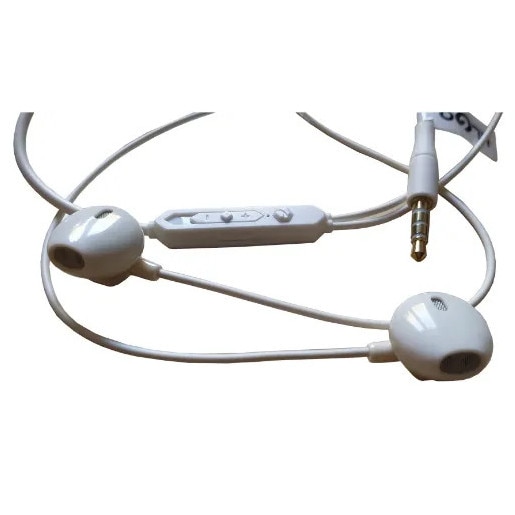 Casti Intraauriculare KLGO KS 11 Cu Fir, Microfon, Butoane Control Volum, Dynamic Sound, Alb