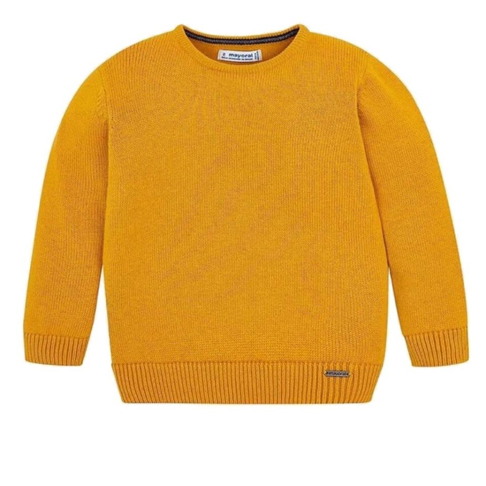 Pulover, Mayoral, la baza gatului, mustar, 8 ani
