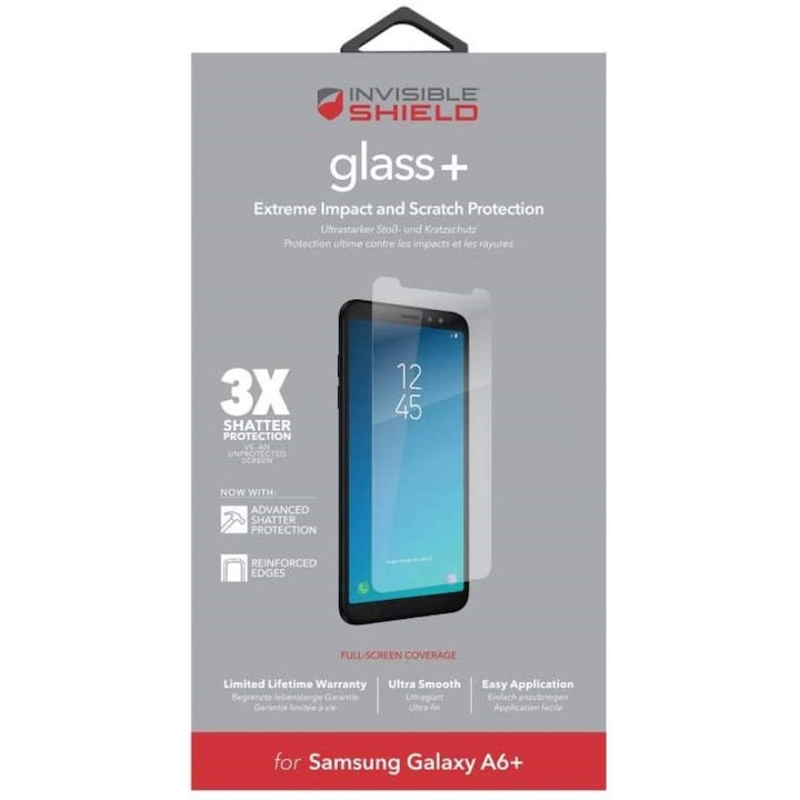 Folie de protectie ZAGG pentru Samsung Galaxy A6 Plus