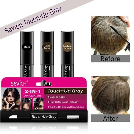 Corector Acoperire Fire Albe Sevich Semipermanent Touch Up Gray Dark Brown Emag Ro