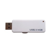 Stick memorie USB , Capacitate 4 GB , USB 2.0 , Alb