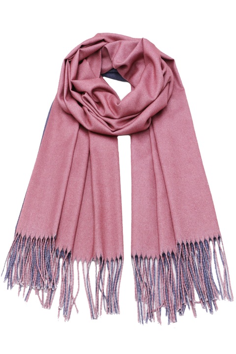 Esarfa tip sal, pentru dama, cu doua fete, imitatie casmir B039DKPE Mov inchis