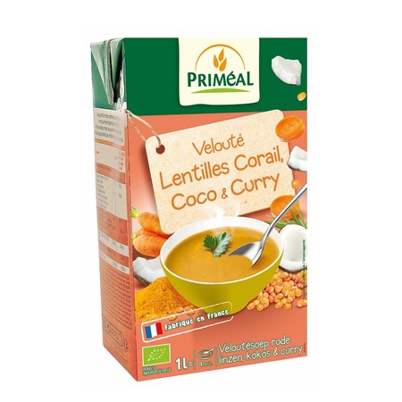 Supa Crema Cu Linte Rosie Lapte De Cocos Si Curry 1l Emag Ro
