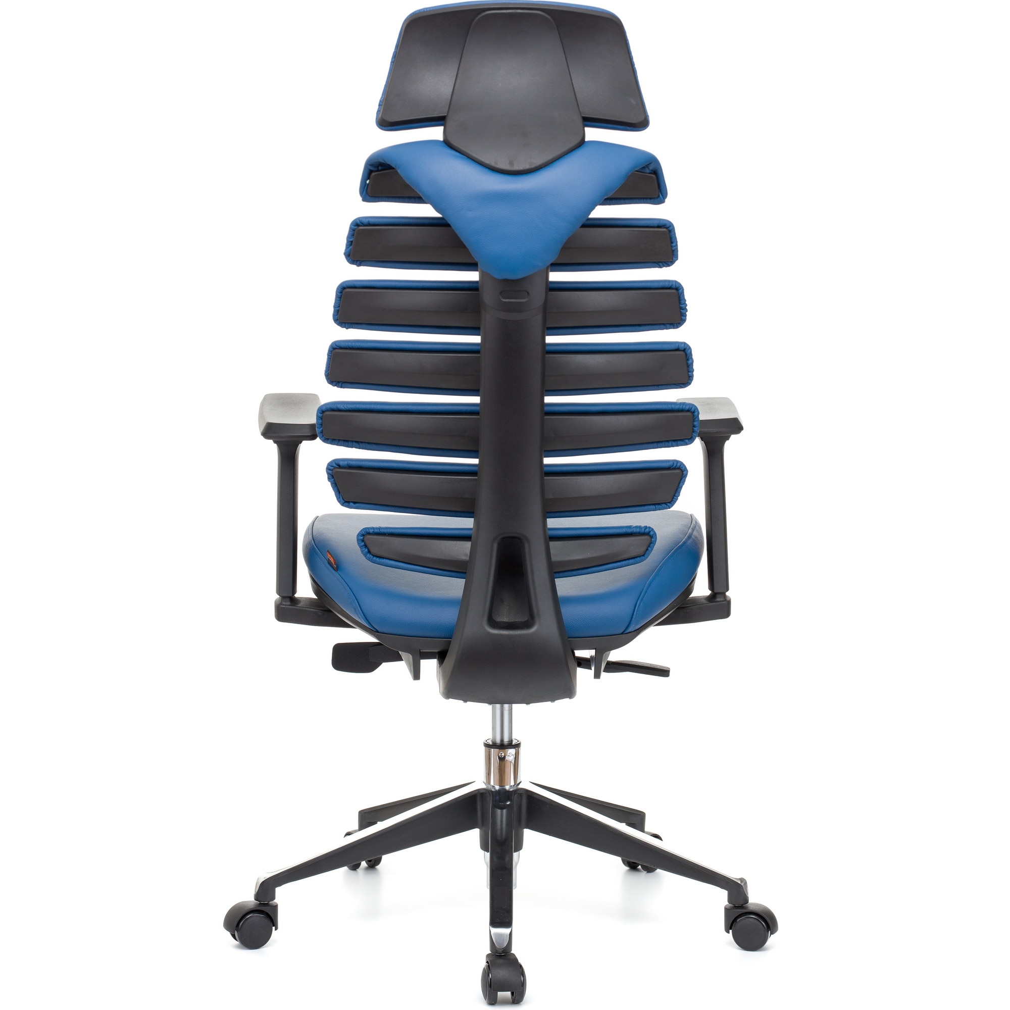 QMOBILI ERGO LINE HI Kék ergonomikus szék, valódi bőr, fejtámla, csúszó ülés, önállóan állítható deréktámasz, állítható 3D karfa, alumínium QMOBILI ERGO LINE HI Kék ergonomikus szék, valódi bőr, fejtámla, csúszó ülés, önállóan állítható deréktámasz, állítható 3D karfa, alumínium