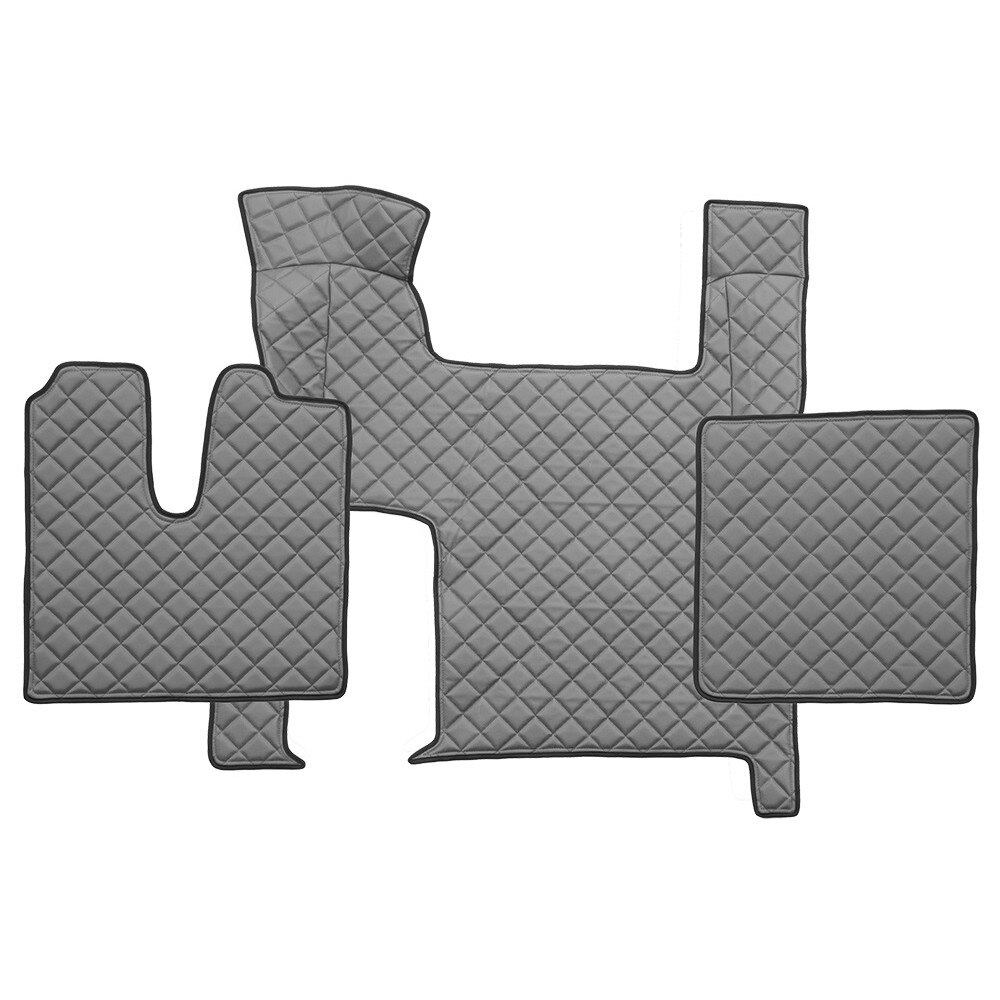 Set pres/covor imitatie piele MAN TGX automat gri 2 sertare 2009-2016