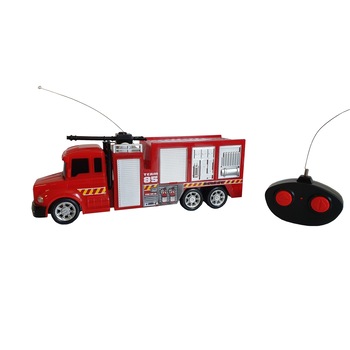 Masina de pompieri cu radio control, lungime 30 cm, sunete si lumini, vireaza stanga, dreapta Masina de pompieri cu radio control, lungime 30 cm, sunete si lumini, vireaza stanga, dreapta