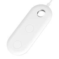 Incarcator wireless 3 in 1, Herablum®, Alb, Fast Charging, Tehnologie Qi, Piele, Policarbonat, Compatibil cu Apple iWatch seriile 1/2/3/4, iPhone, Samsung, AirPods si dispozitive cu standardul Qi