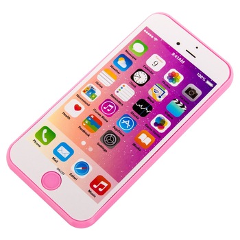 Telefon mobil roz cu sunet, DecorCasa, 6 x 13.5 x 1 cm Telefon mobil roz cu sunet, DecorCasa, 6 x 13.5 x 1 cm