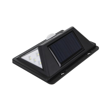 Lampa solara cu senzor de miscare PIR Iso Trade, 32 LED-uri, 16x1.5cm, Plastic, Negru Lampa solara cu senzor de miscare PIR Iso Trade, 32 LED-uri, 16x1.5cm, Plastic, Negru