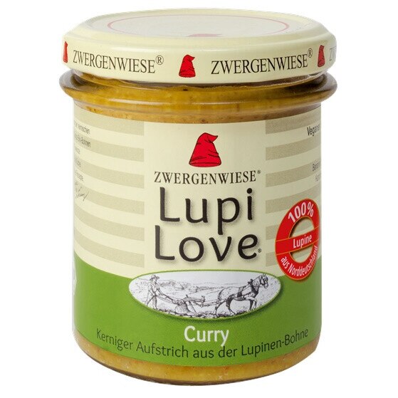Lupi Love crema tartinabila din lupin si curry FARA GLUTEN BIO Zwergenwiese 165 g