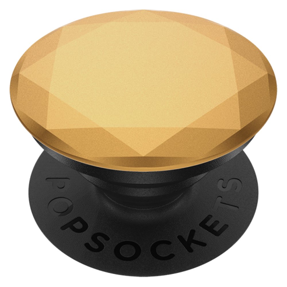 Suport Stand Adeziv Popsocket PopGrip Premium pentru telefon, Diamond Medallion Gold