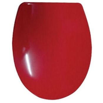 Capac Wc duroplast balamale inox , Msv, rosu Capac Wc duroplast balamale inox , Msv, rosu