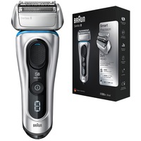 aparat de ras electric braun series 8 8330s wetampdry 30000 de actiuni de taiere 4 elemente de taiere sensoflex autosensetrusa de voiaj argintiu imagen 39_0_
0