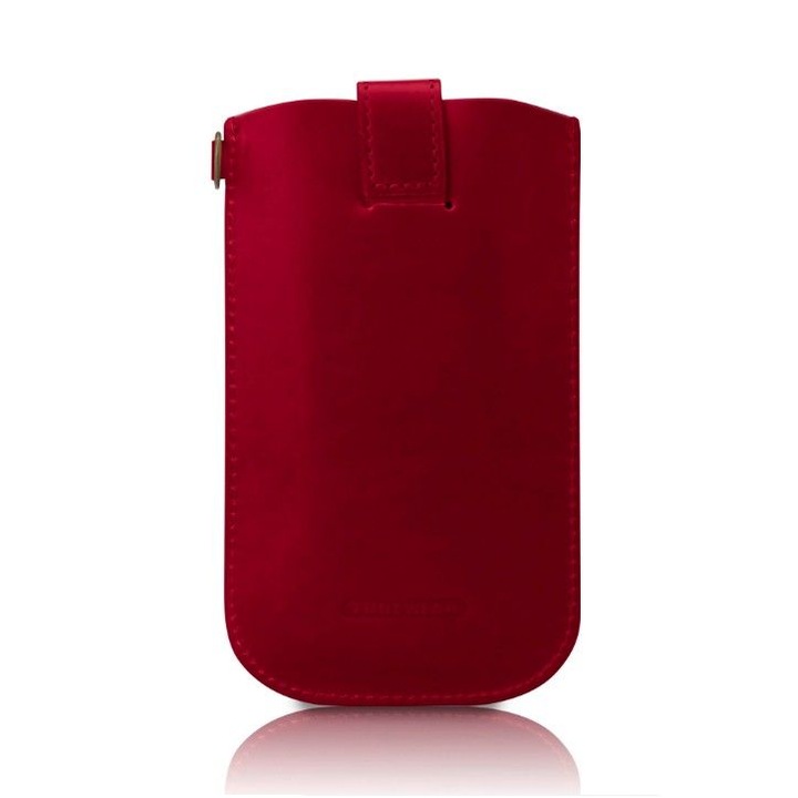 Калъф Ест.Кожа с издърпване SPECIAL HTC One M8, Червен
