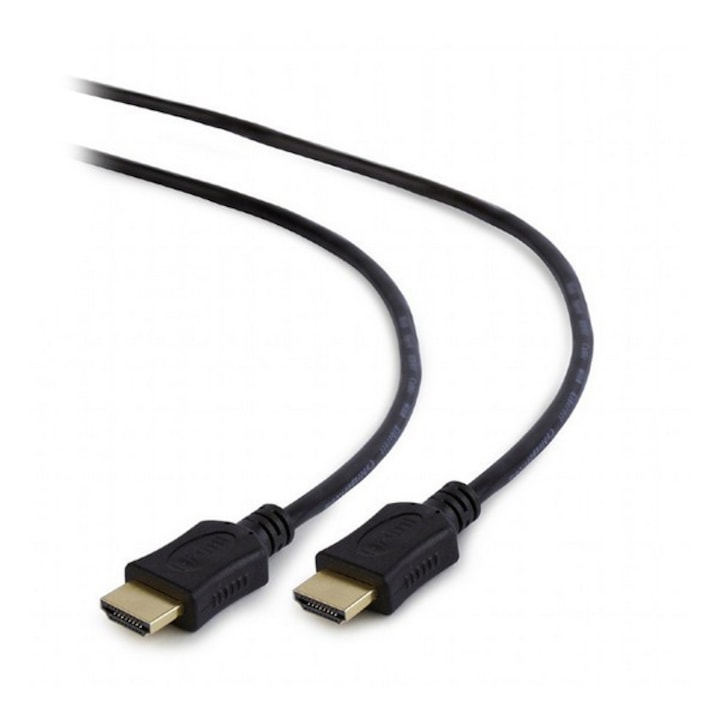 Nagy Sebességű HDMI Kábel GEMBIRD CC-HDMI4L-1M 3D (1 m) Fekete
