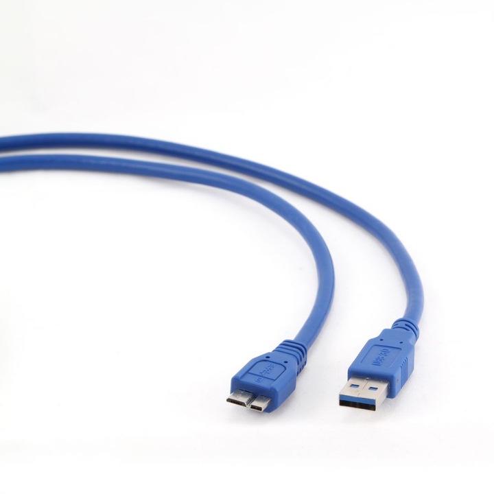 Gembird CCP-MUSB3-AMBM-0.5M USB3.0 AM to microUSB BM cable 0,5m Blue, Kábel
