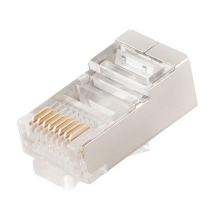 RJ45 6 FTP Kategóriás Konnektor GEMBIRD PLUG5SP 100 egység