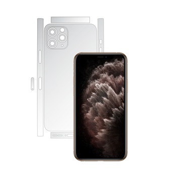 Folie Protectie Spate Invisible Skinz UHD AutoRegeneranta pentru Apple iPhone 11 Pro - CAM CUT - Folie Siliconica Ultra-Clear cu taiere Split Cut pentru Carcasa Spate si Laterale, Skin Adeziv Transparent Folie Protectie Spate Invisible Skinz UHD AutoRegeneranta pentru Apple iPhone 11 Pro - CAM CUT - Folie Siliconica Ultra-Clear cu taiere Split Cut pentru Carcasa Spate si Laterale, Skin Adeziv Transparent