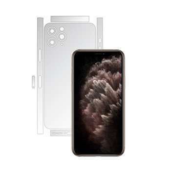 Folie Protectie Spate Invisible Skinz UHD AutoRegeneranta pentru Apple iPhone 11 Pro Max - FULL CUT - Folie Siliconica Ultra-Clear cu taiere Split Cut pentru Carcasa Spate si Laterale, Skin Adeziv Transparent, Edge to Edge Full Case Cover Folie Protectie Spate Invisible Skinz UHD AutoRegeneranta pentru Apple iPhone 11 Pro Max - FULL CUT - Folie Siliconica Ultra-Clear cu taiere Split Cut pentru Carcasa Spate si Laterale, Skin Adeziv Transparent, Edge to Edge Full Case Cover