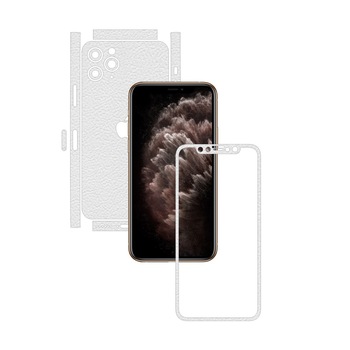 Folie Protectie Carbon Skinz pentru Apple iPhone 11 Pro Max - FULL CUT - Piele Alba Split Cut, Skin Adeziv Full Body Cover pentru Rama Ecran, Carcasa Spate si Laterale Folie Protectie Carbon Skinz pentru Apple iPhone 11 Pro Max - FULL CUT - Piele Alba Split Cut, Skin Adeziv Full Body Cover pentru Rama Ecran, Carcasa Spate si Laterale