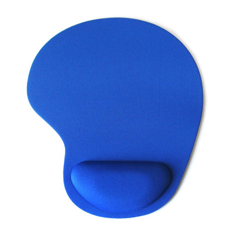 Mouse Pad cu suport confortabil pentru incheietura mainii, invelis exterior textil, Albastru