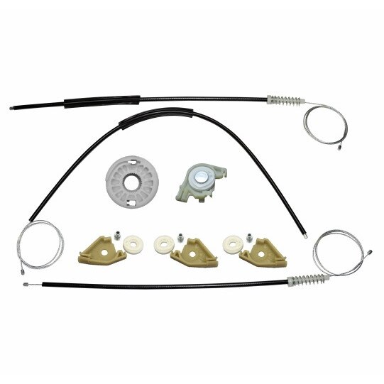 Kit reparatie macara geam electric Audi A8 04-10 + S8 07-10 (dreapta-fata)