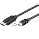 Cablu DisplayPort tata la HDMI A tata V1.2 UHD 4K 29Hz, 2m, contacte aurite, unidirectional