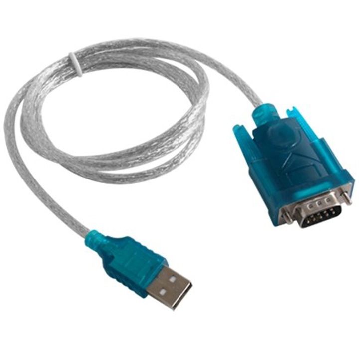 Cablu convertor USB tata la Serial RS232 tata 1.5m
