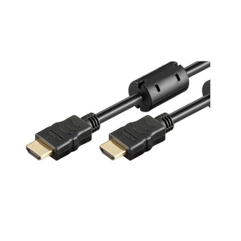 Cablu HDMI A tata la HDMI A tata, 7.5m, 1.4V, ecranat, cu Ethernet, ARC, cu ferita, contacte aurite Cablu HDMI A tata la HDMI A tata, 7.5m, 1.4V, ecranat, cu Ethernet, ARC, cu ferita, contacte aurite