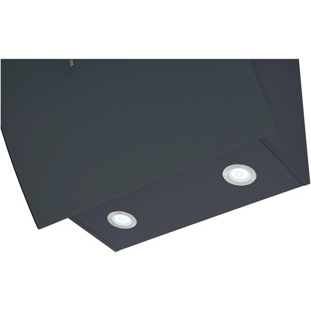 Hota incorporabila decorativa Star-Light HAD-190PRO, Putere absorbtie 610 mc/h, Control prin gesturi, Display LED, Timer, 60 cm, Sticla Neagra