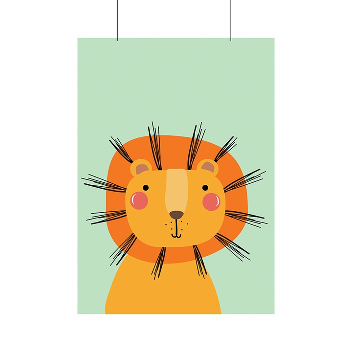 Oroszlános poszter - 42x30cm