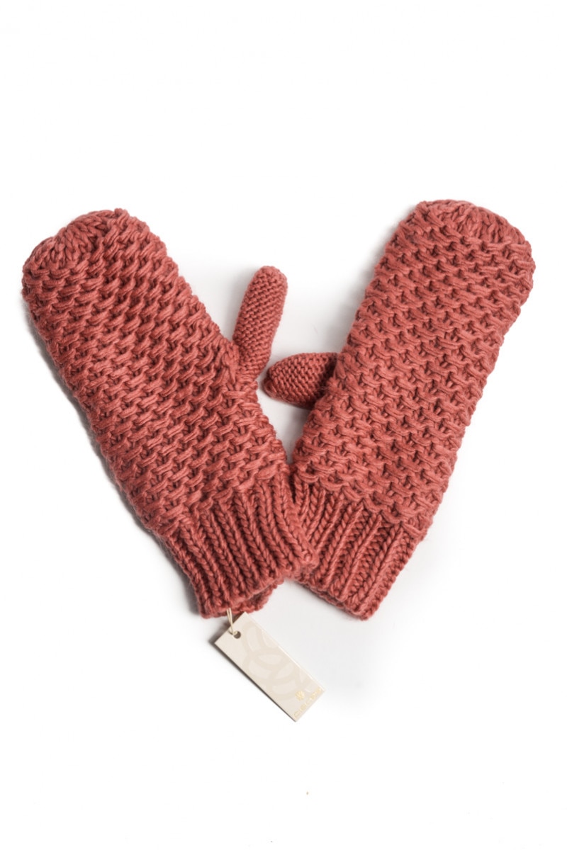 Manusi dama, Maro caramiziu, PIECES, Marime Universala