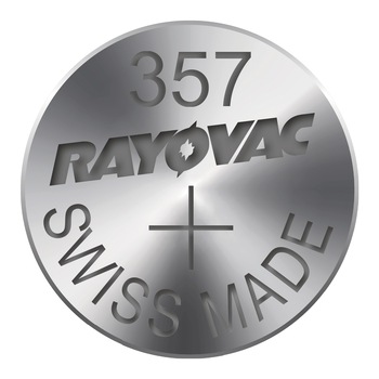 Set 10 baterii de ceas Rayovac 357 (AG13,SR44) cu oxid de argint Set 10 baterii de ceas Rayovac 357 (AG13,SR44) cu oxid de argint