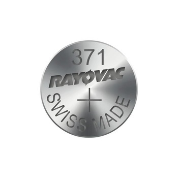 Set 10 baterii de ceas Rayovac 371 (AG6,SR920SW) cu oxid de argint Set 10 baterii de ceas Rayovac 371 (AG6,SR920SW) cu oxid de argint