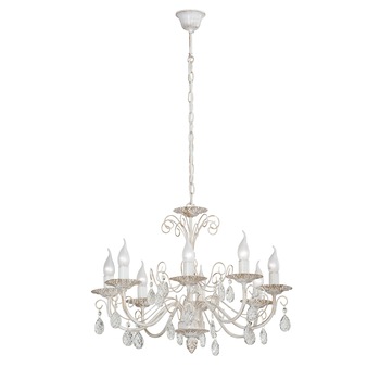 Candelabru iMK®️ VE1180, 8 x E14, alb Candelabru iMK®️ VE1180, 8 x E14, alb