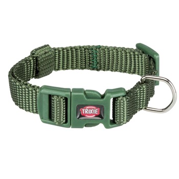 Zgarda Trixie Premium XXS-XS 15-25 cm/10 mm verde padure pentru caini 202119 Zgarda Trixie Premium XXS-XS 15-25 cm/10 mm verde padure pentru caini 202119