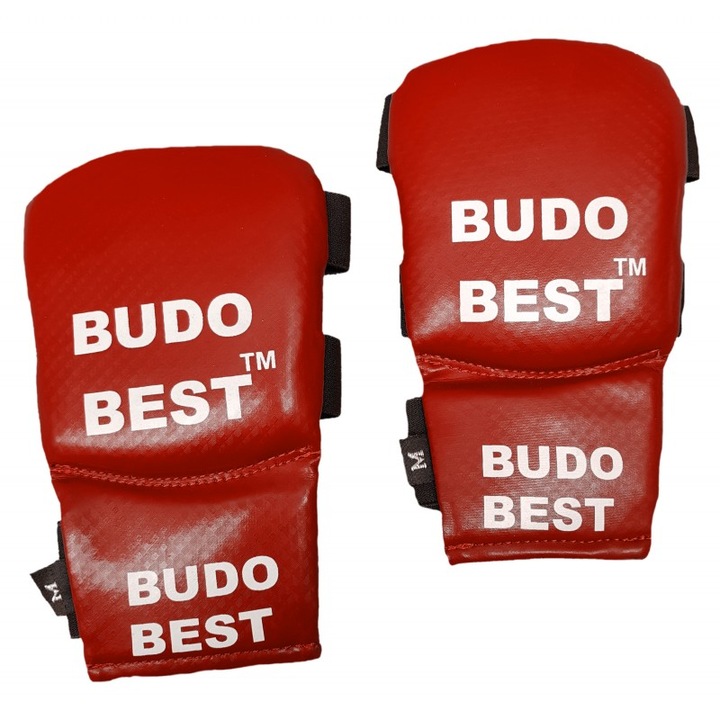 Manusi Karate Classic-2, Rosu, Piele ecologica, L INTL