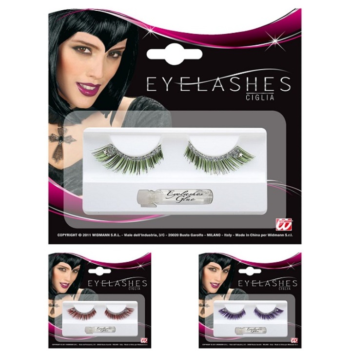 70-es évekbeli műszempilla, 3 féle színben, 1 darab