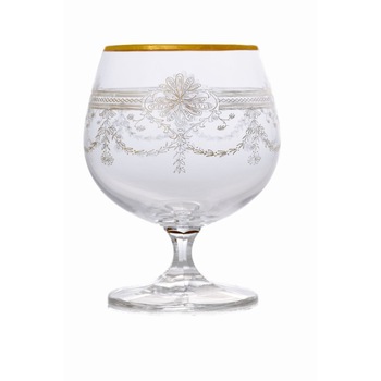 Set 6 Pahare Cristal Bohemia Coniac / Brandy  Set 6 Pahare Cristal Bohemia Coniac / Brandy